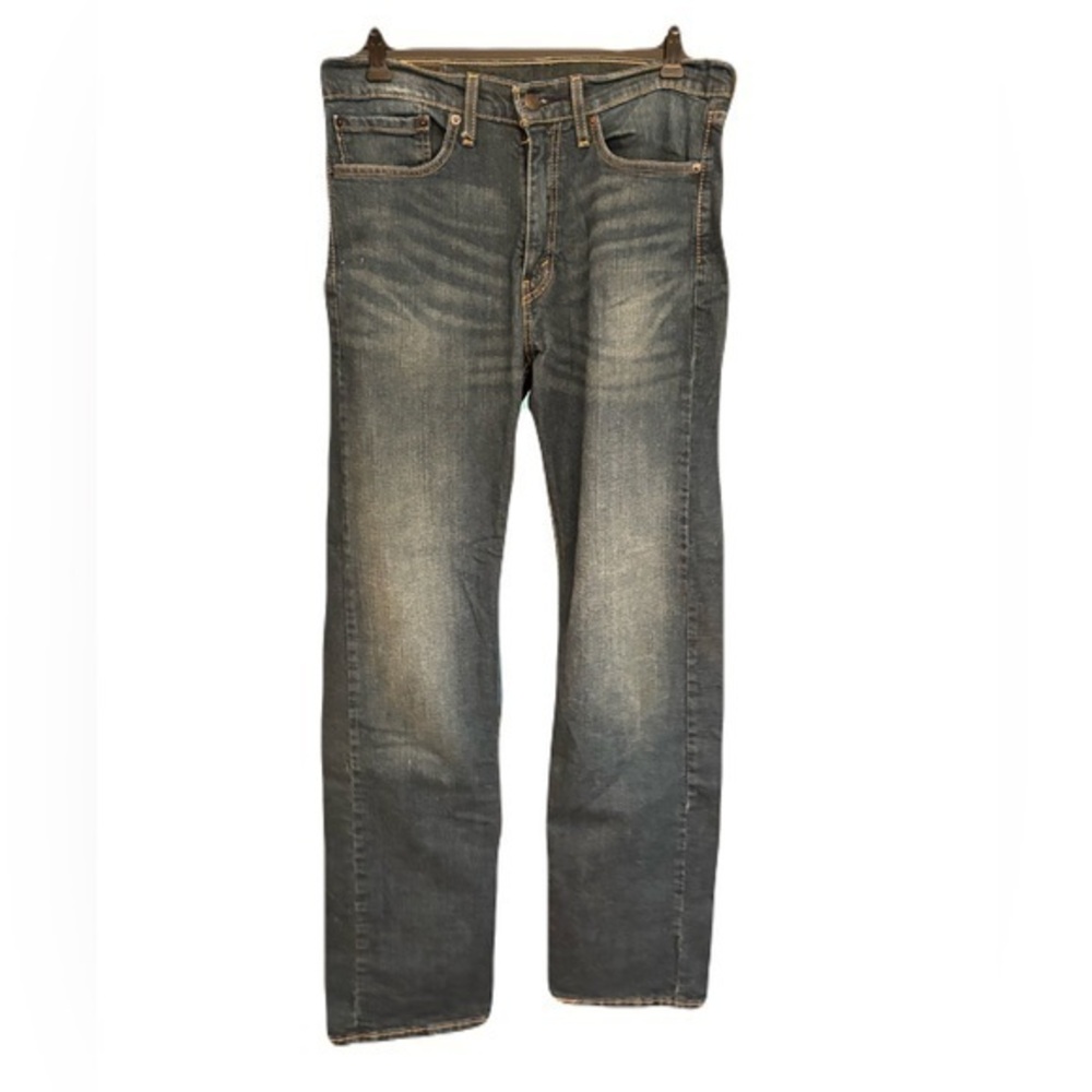 Levi’s 505 Regular Fit Jeans Men’s 34x34 Blue Medium Wash Straight Leg Denim